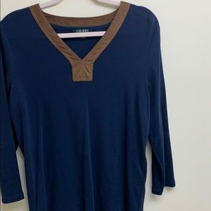 Long sleeve ribbed shirt